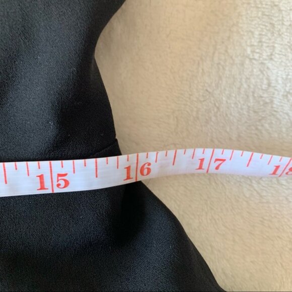 Express Black Fit & Flare Dress with Lace Detail 10 - Picture 11 of 12